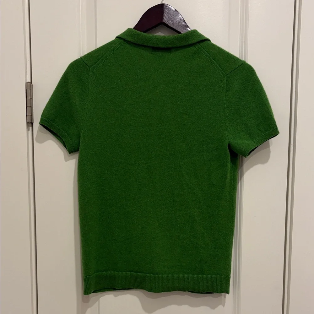 J. Crew Italian Cashmere Sweater in Vibrant Green - Picture 3 of 3